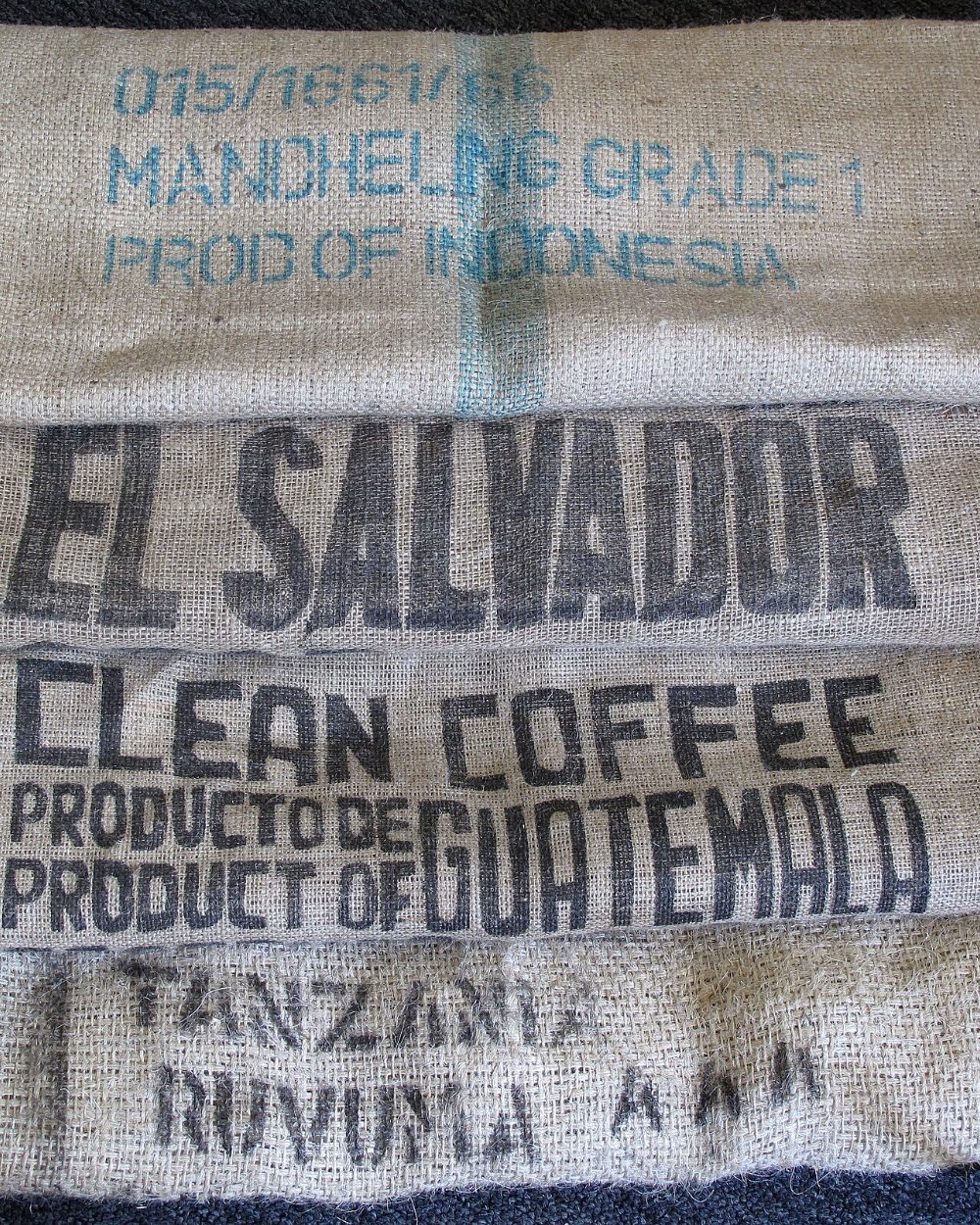 Sacos de café en grano